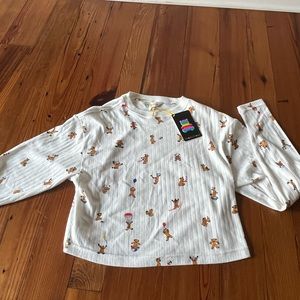 Teddy Fresh Pointelle Bear Long Sleeve